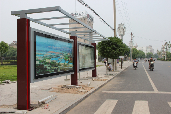 灣里區政府興建73個公路客運候車亭